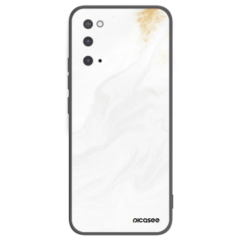 Picasee silikonový černý obal pro Samsung Galaxy S20 G980F - Bílá