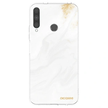 Picasee silikonový průhledný obal pro Huawei P40 Lite E - Bílá