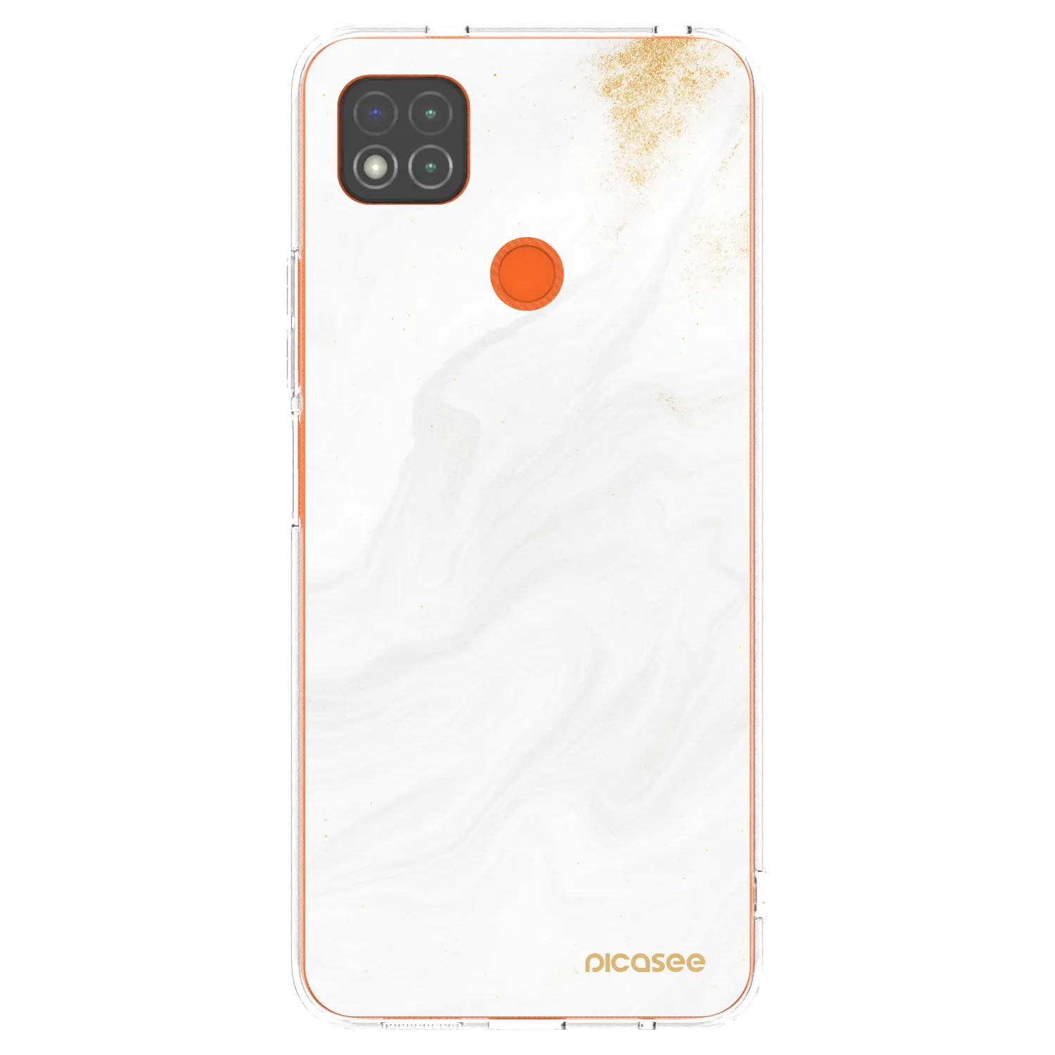 Picasee silikonový průhledný obal pro Xiaomi Redmi 9C - Bílá