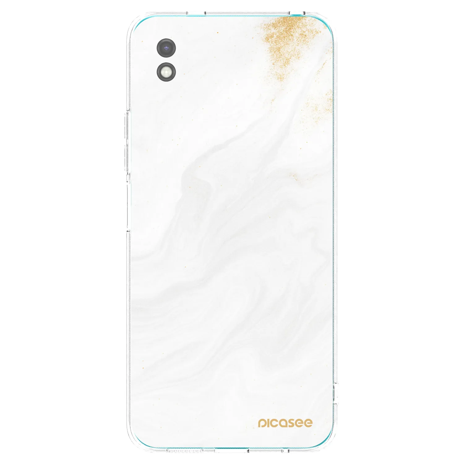 Picasee silikonový černý obal pro Xiaomi Redmi 9A - Bílá