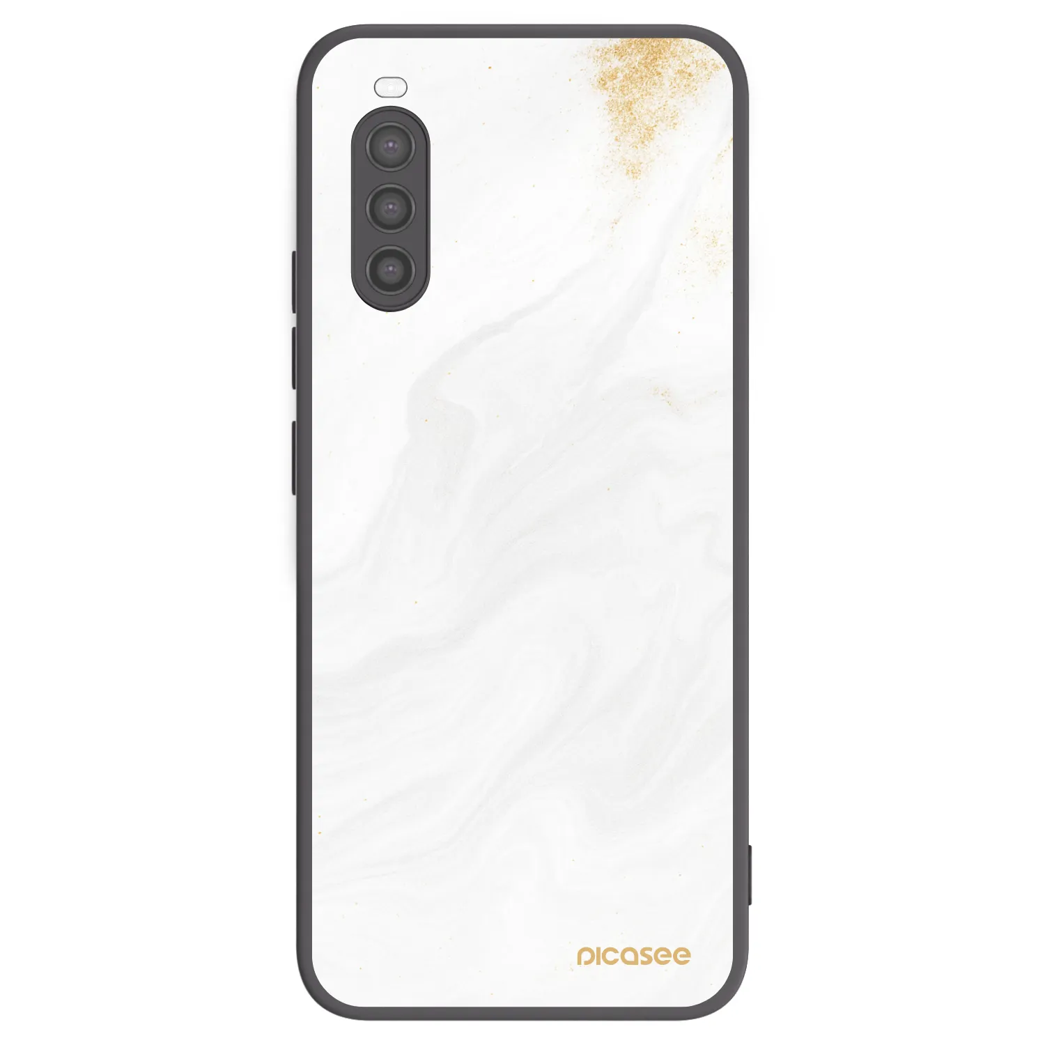 Picasee silikonový černý obal pro Sony Xperia 10 II - Bílá