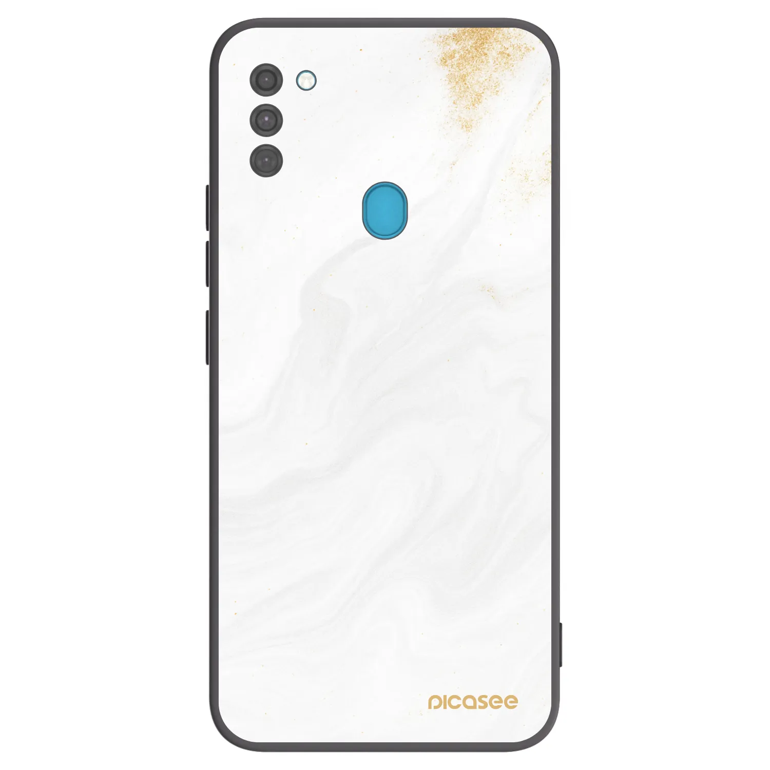 Picasee silikonový černý obal pro Samsung Galaxy M11 - Bílá