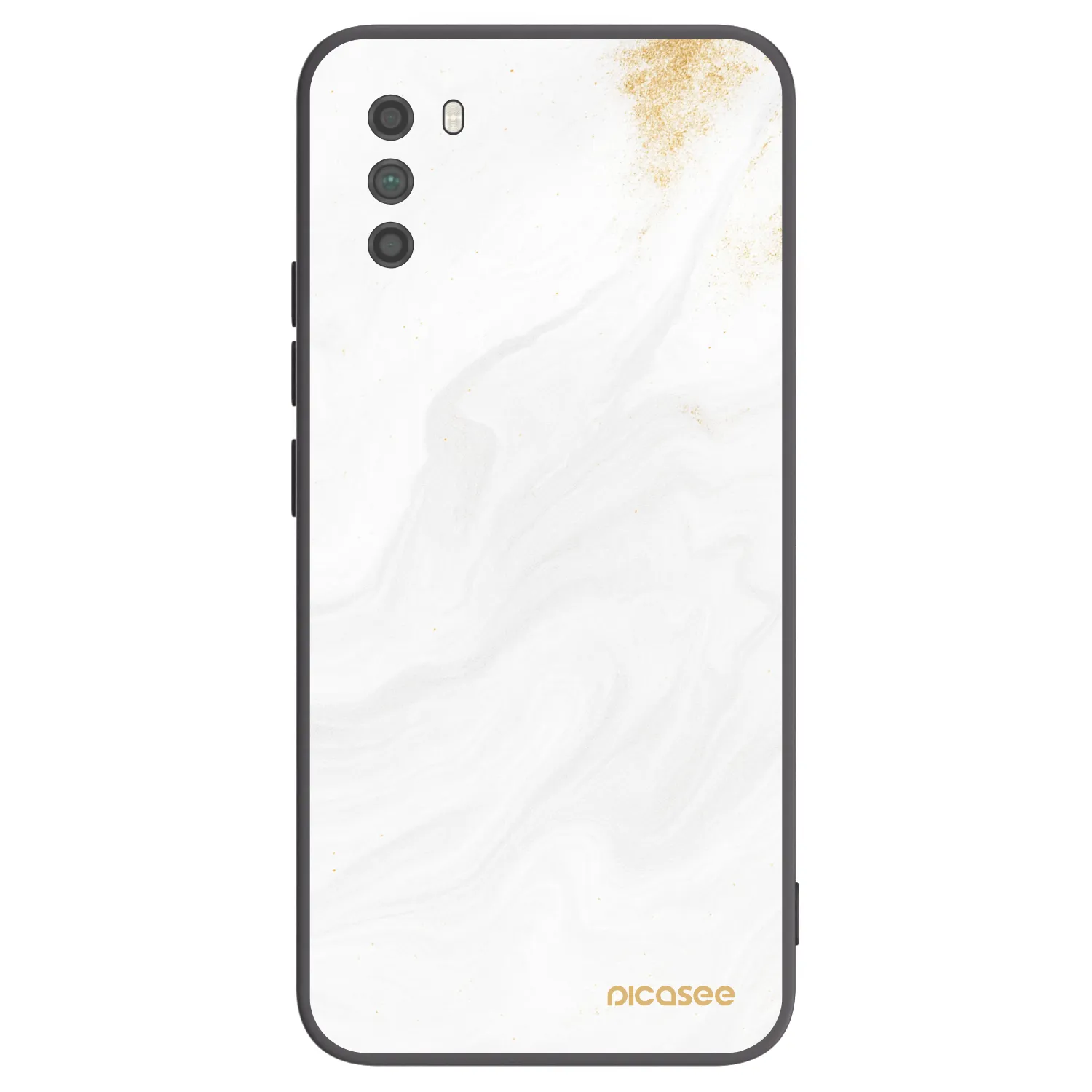 Picasee silikonový černý obal pro Xiaomi Poco M3 - Bílá