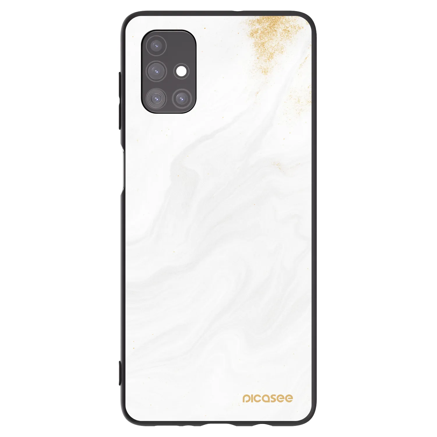 Picasee silikonový černý obal pro Samsung Galaxy M51 M515F - Bílá