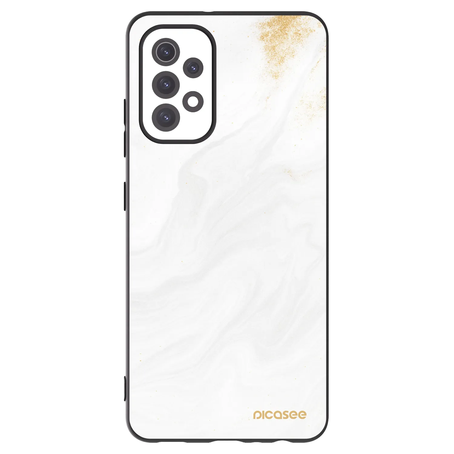 Picasee silikonový černý obal pro Samsung Galaxy A32 5G A326B - Bílá