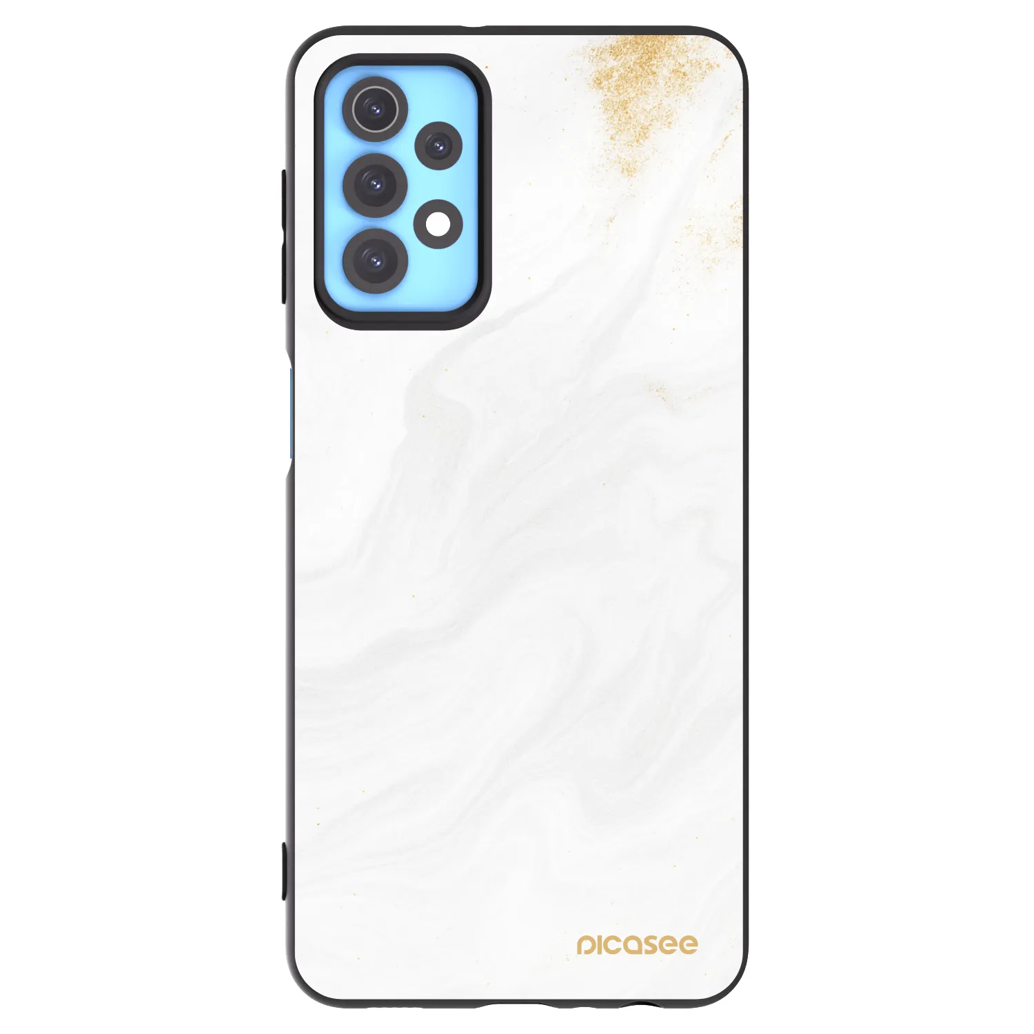 Picasee silikonový černý obal pro Samsung Galaxy A32 4G SM-A325F - Bílá