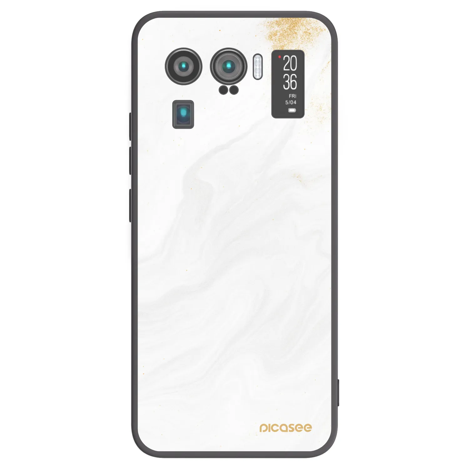 Picasee silikonový černý obal pro Xiaomi Mi 11 Ultra - Bílá