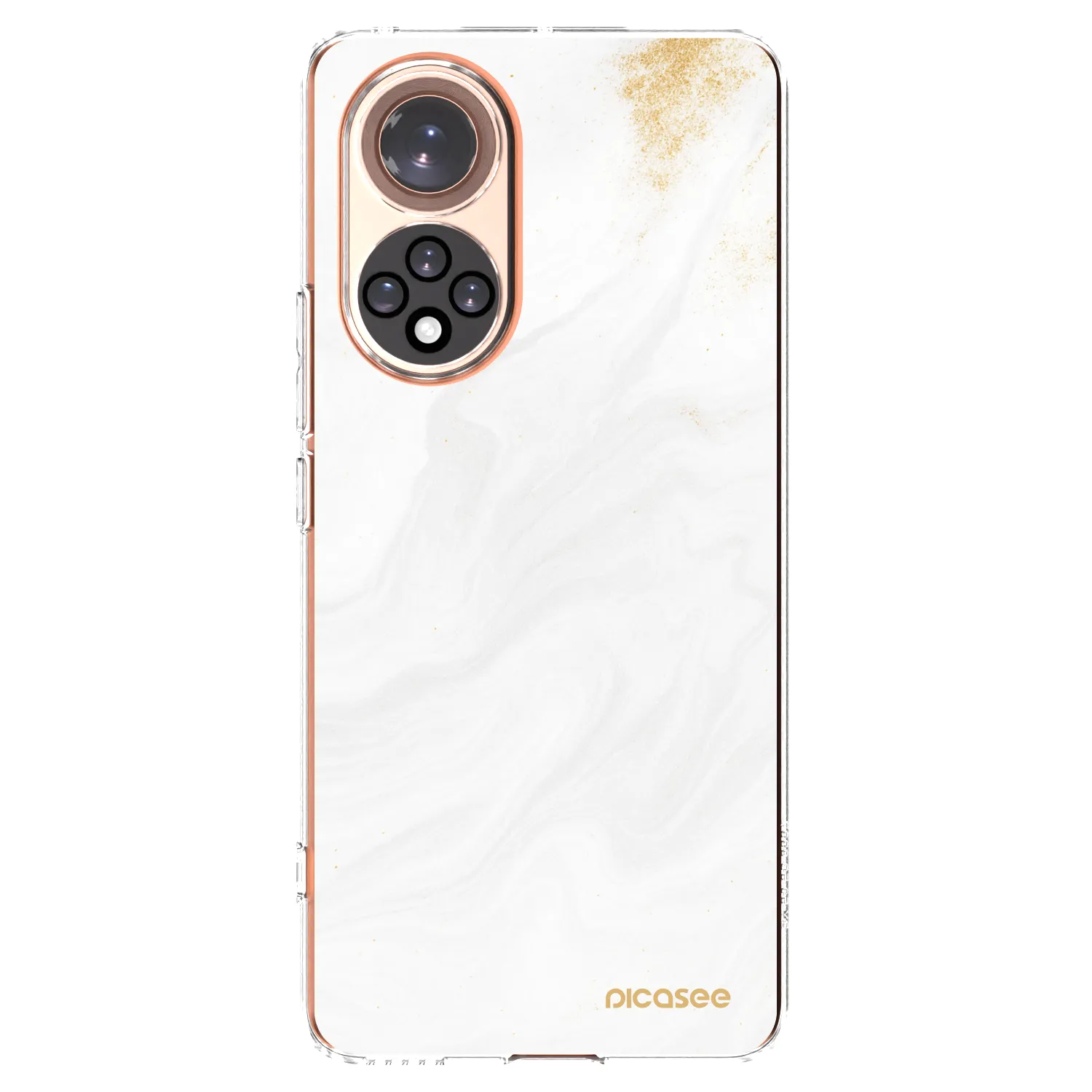 Picasee silikonový průhledný obal pro Honor 50 5G - Bílá