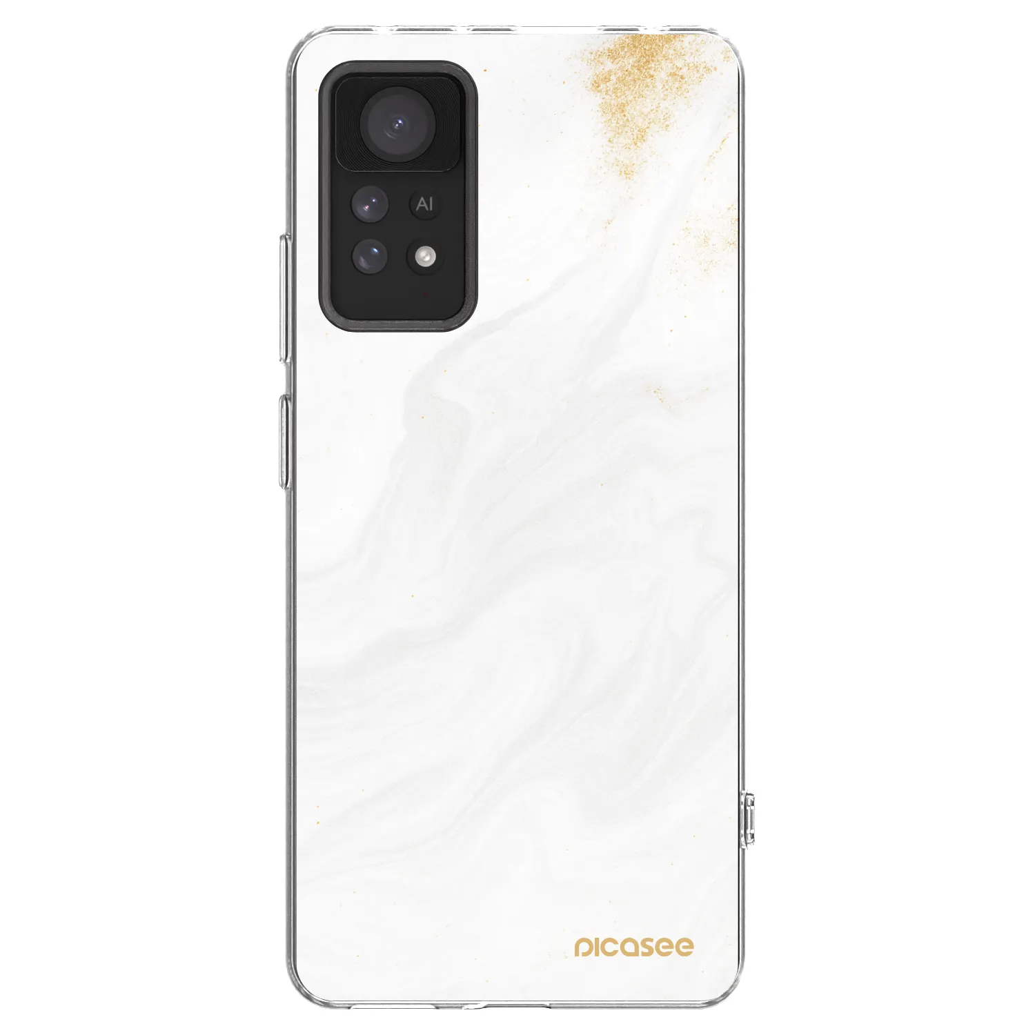 Picasee silikonový průhledný obal pro Xiaomi Redmi Note 11 Pro - Bílá