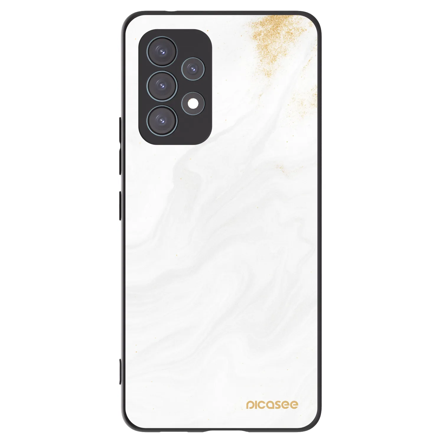 Picasee silikonový černý obal pro Samsung Galaxy A53 5G A536 - Bílá