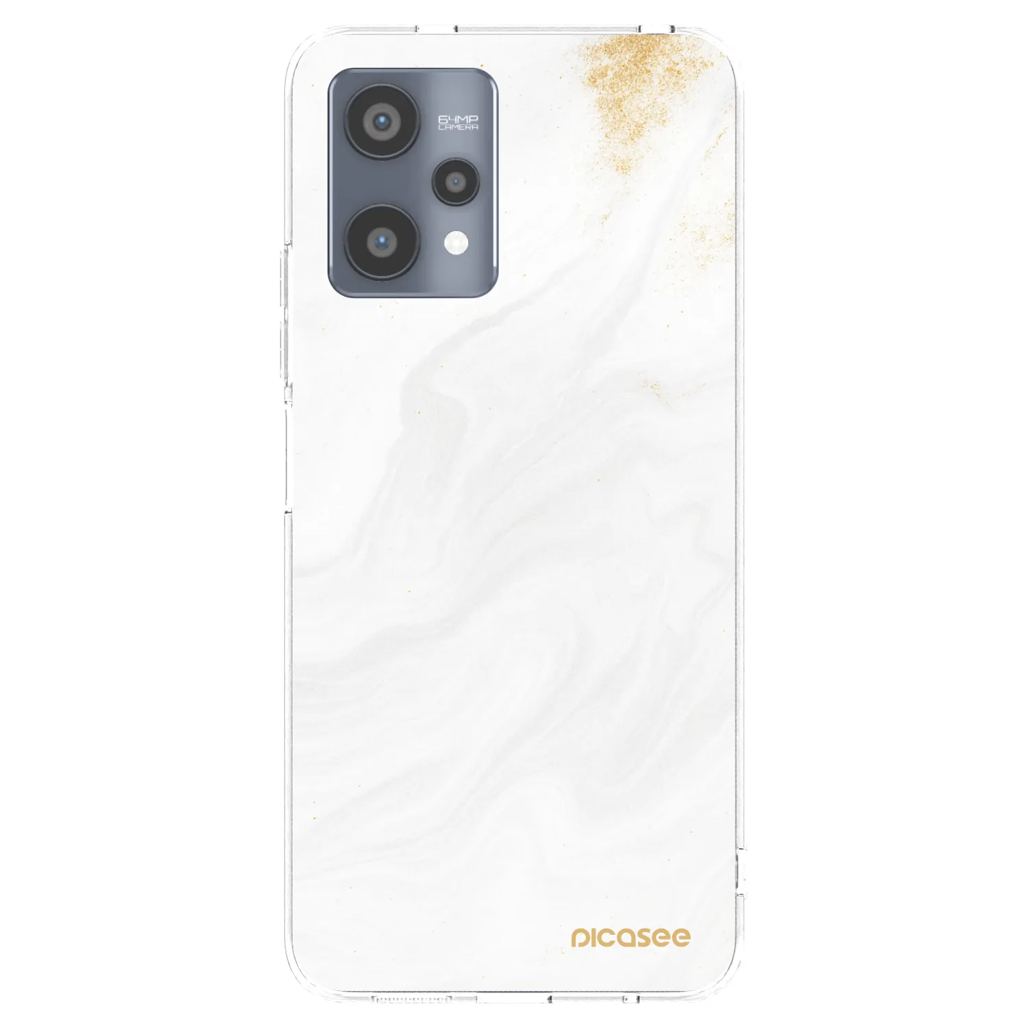 Picasee silikonový průhledný obal pro Realme 9 Pro 5G - Bílá