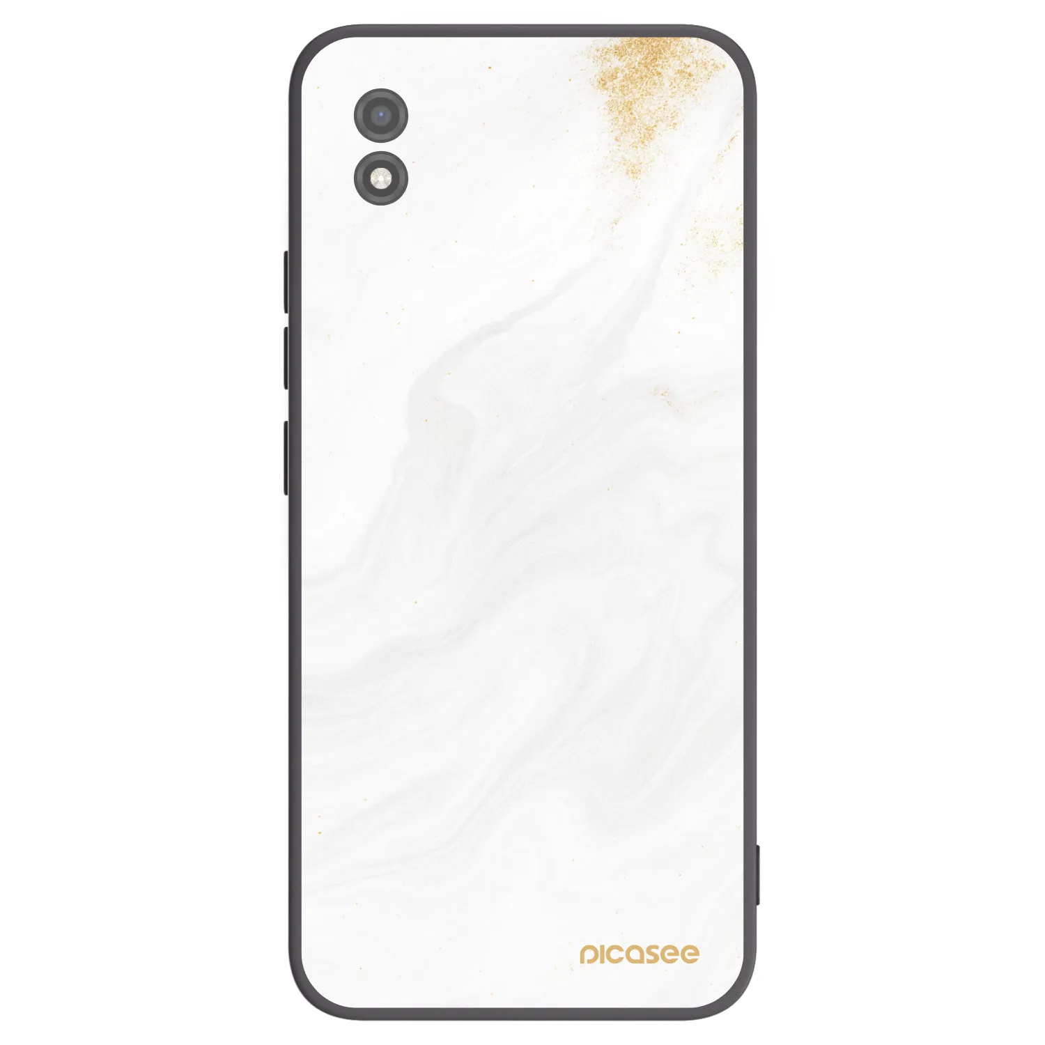 Picasee silikonový černý obal pro Realme C11 (2021) - Bílá