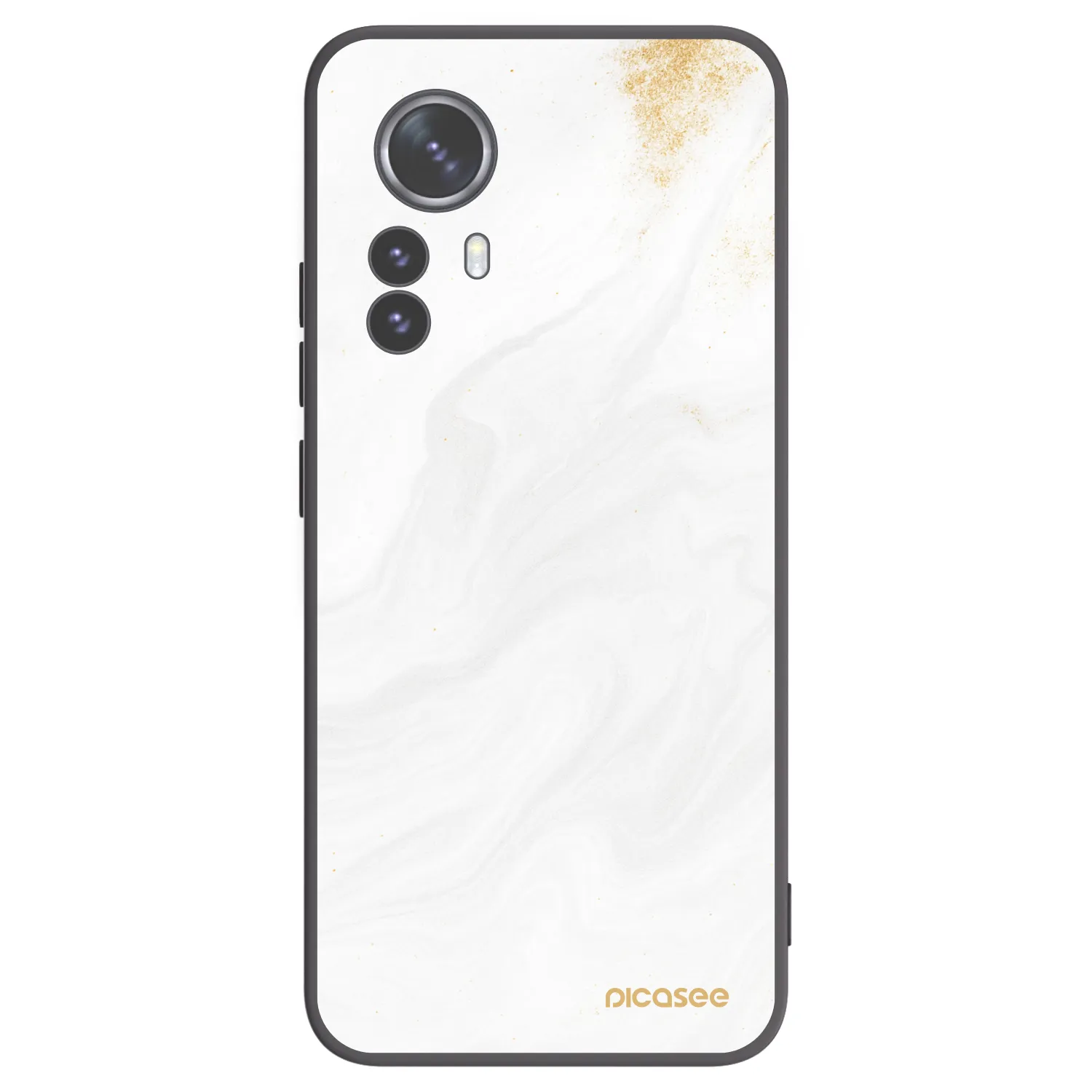 Picasee silikonový černý obal pro Xiaomi 12 Pro - Bílá