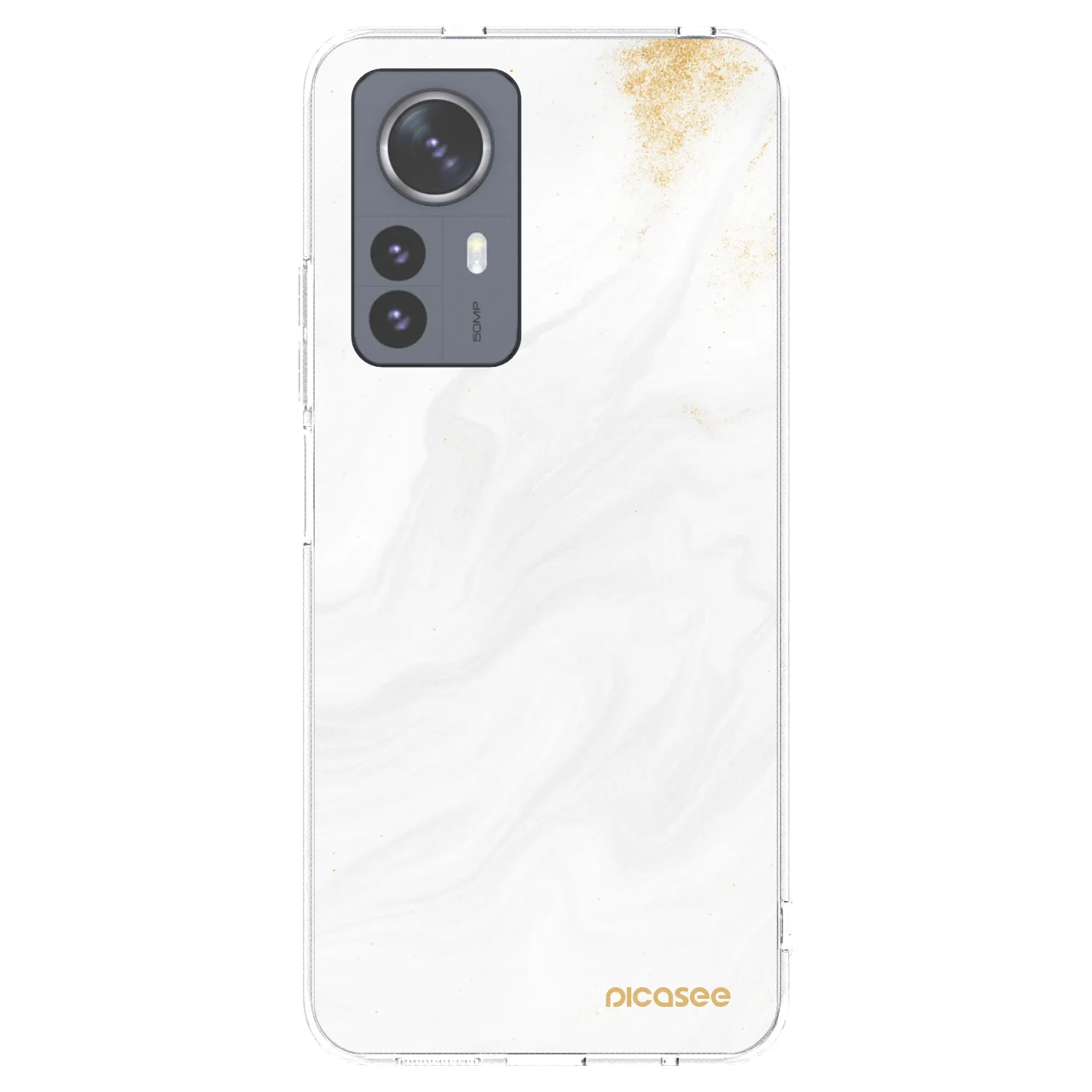 Picasee silikonový průhledný obal pro Xiaomi 12 Pro - Bílá