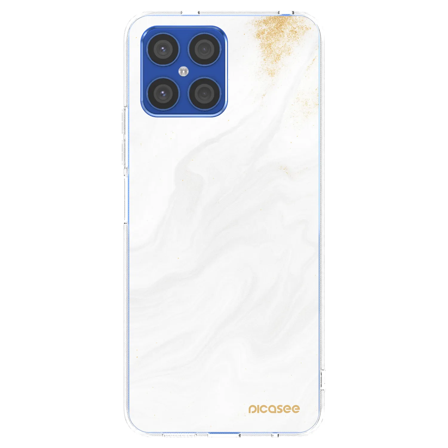 Picasee silikonový průhledný obal pro Honor X8 4G - Bílá