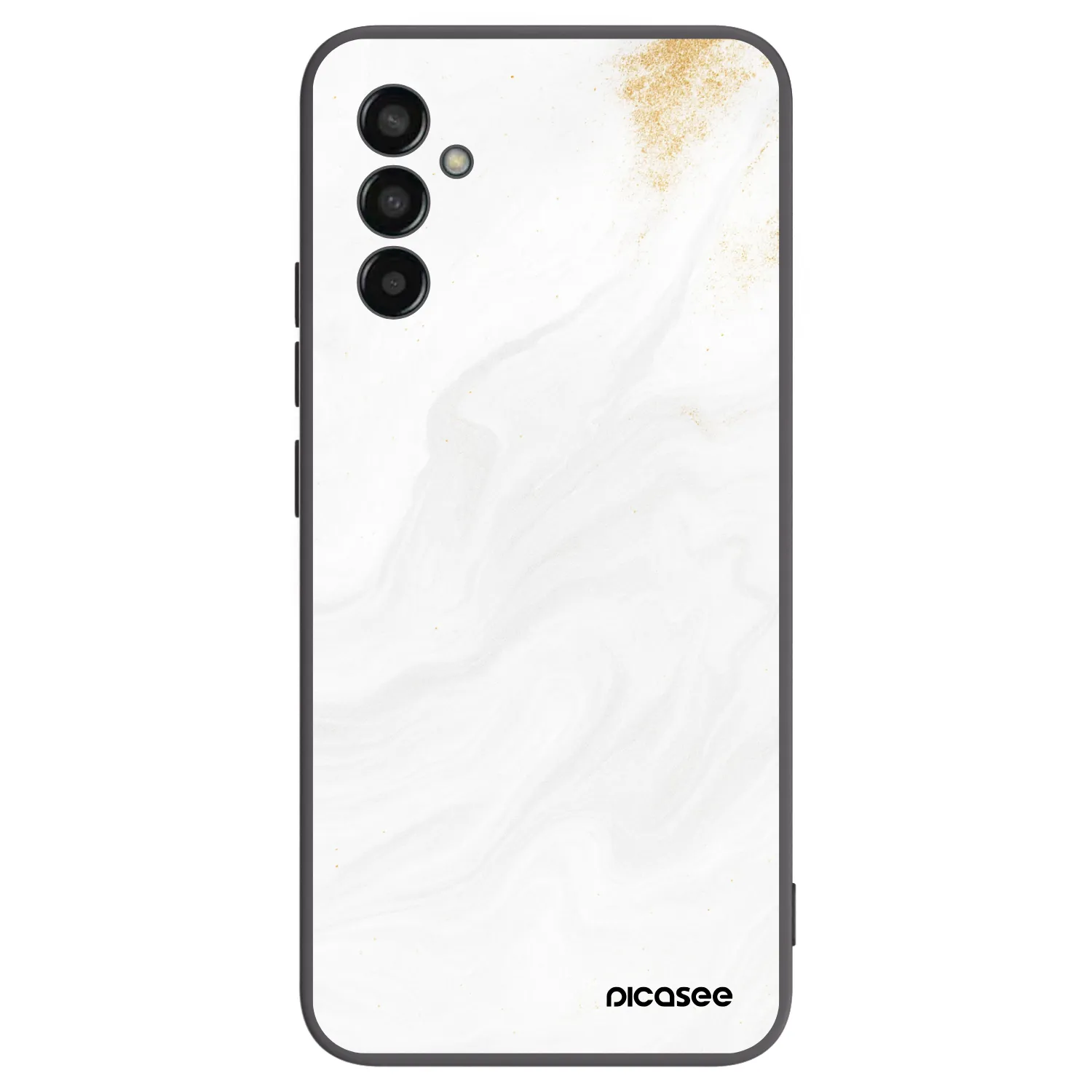 Picasee silikonový černý obal pro Samsung Galaxy M13 M135F - Bílá