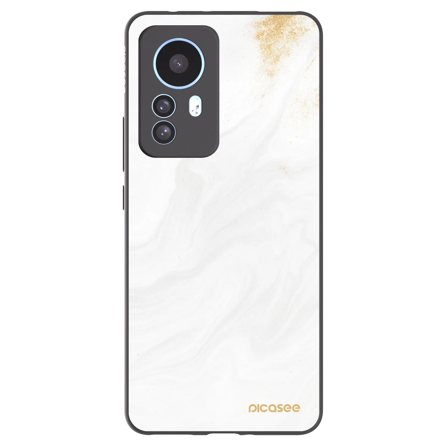Picasee silikonový černý obal pro Xiaomi 12T Pro - Bílá