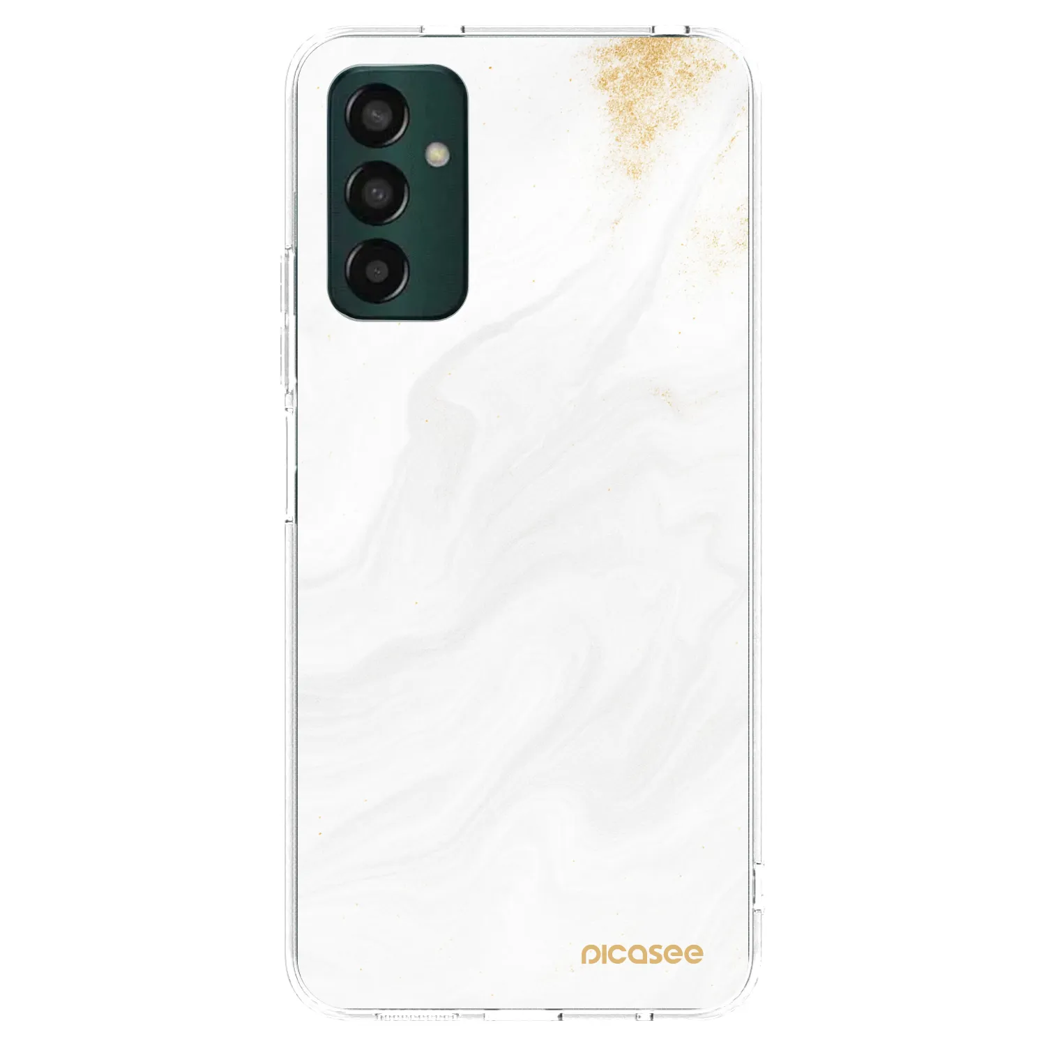 Picasee silikonový průhledný obal pro Samsung Galaxy M23 5G - Bílá