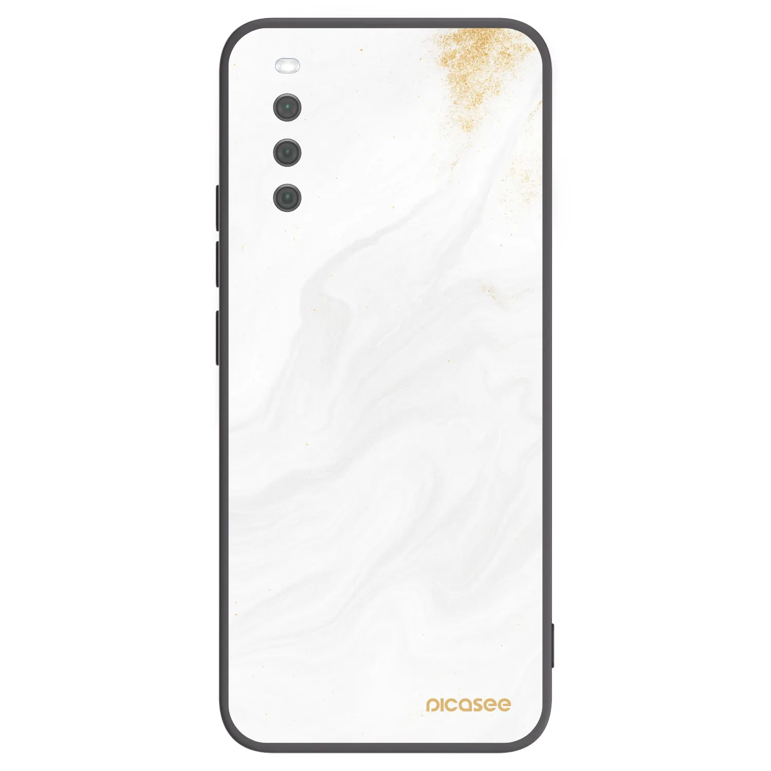 Picasee silikonový černý obal pro Sony Xperia 10 III - Bílá