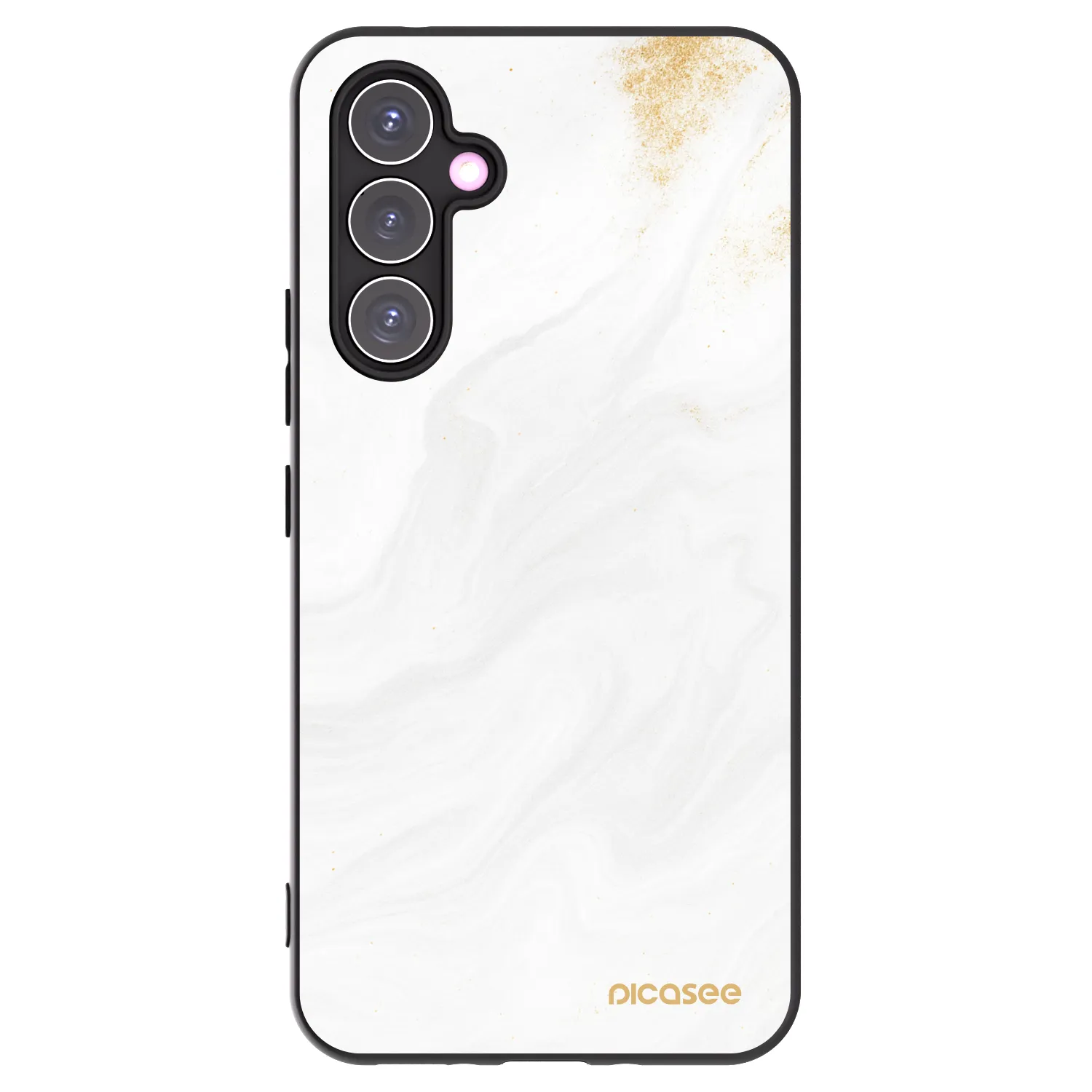 Picasee silikonový černý obal pro Samsung Galaxy A54 5G A546B - Bílá