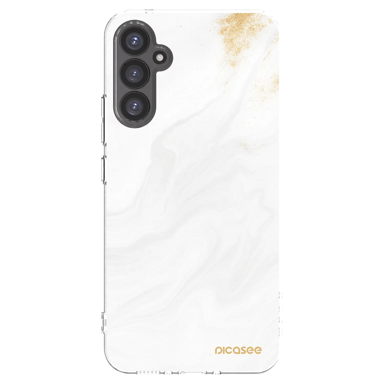 Picasee silikonový průhledný obal pro Samsung Galaxy A34 5G A346B - Bílá