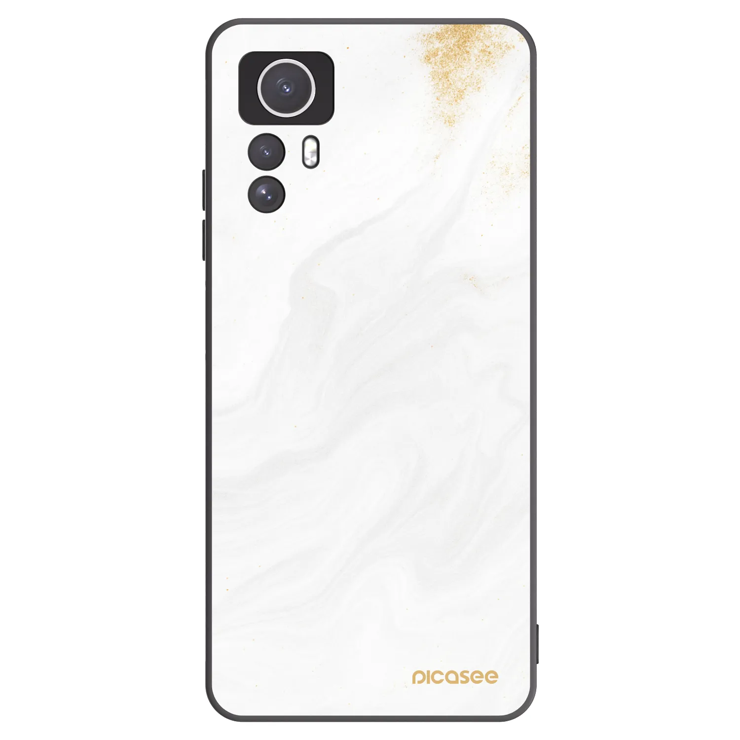 Picasee silikonový černý obal pro Xiaomi Redmi Note 12S - Bílá