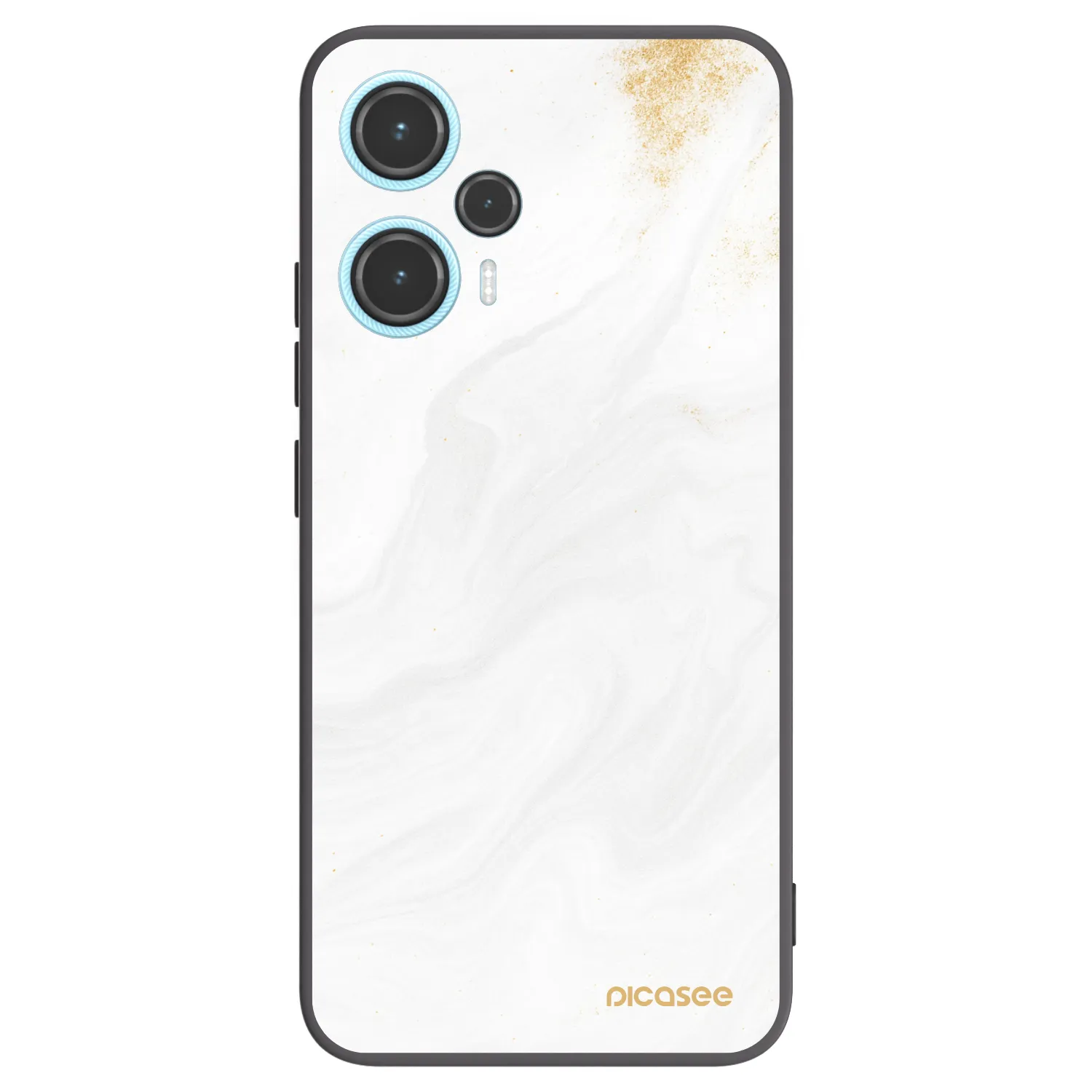 Picasee silikonový černý obal pro Xiaomi Poco F5 - Bílá