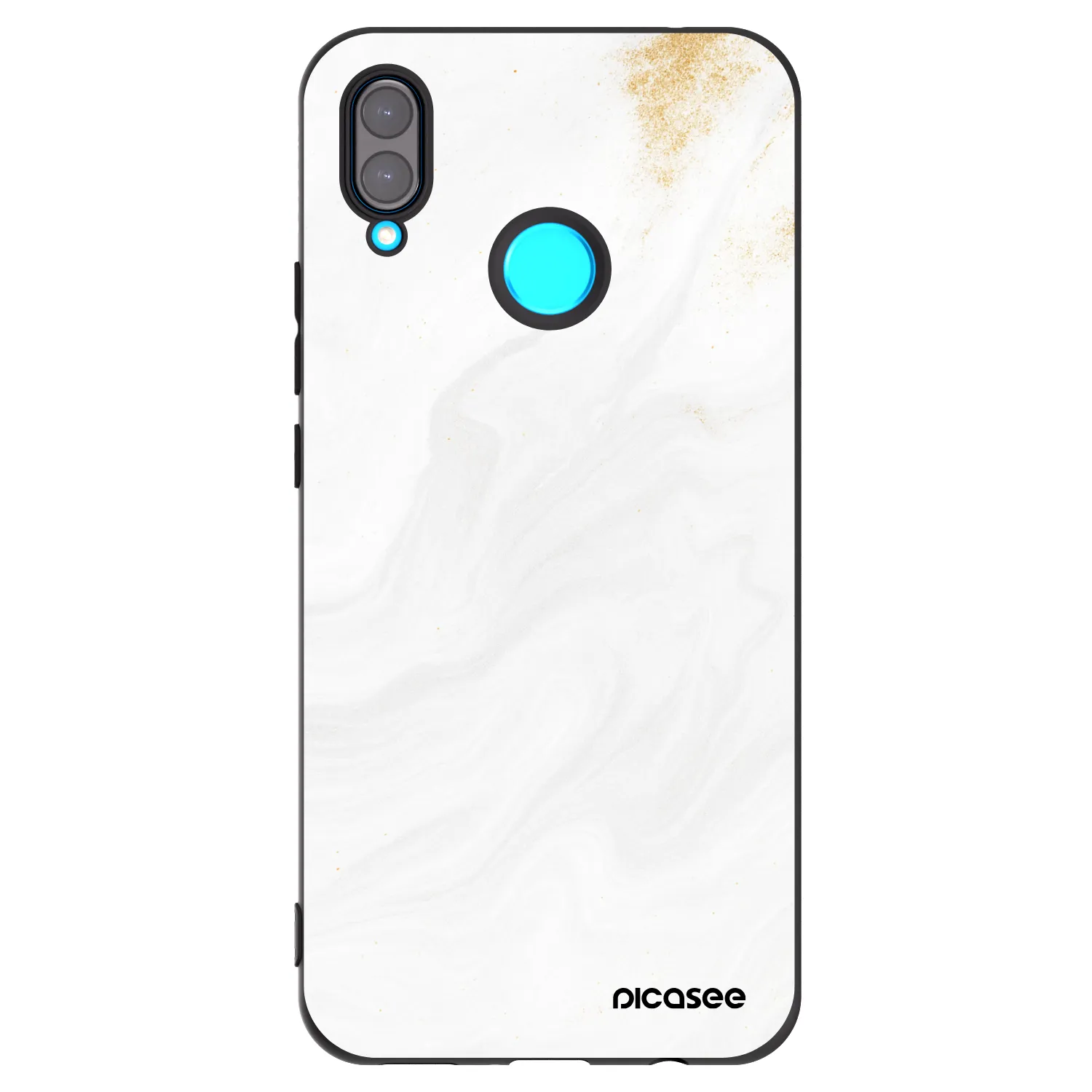 Picasee silikonový černý obal pro Huawei Nova 3i - Bílá