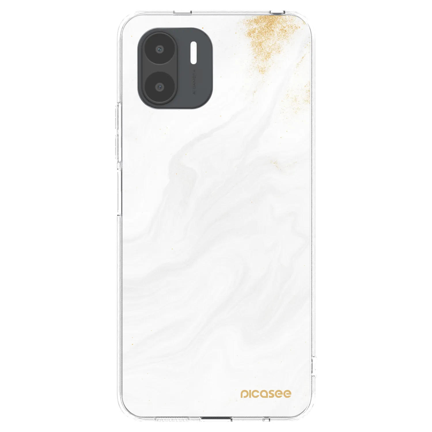 Picasee silikonový průhledný obal pro Xiaomi Redmi A2 - Bílá