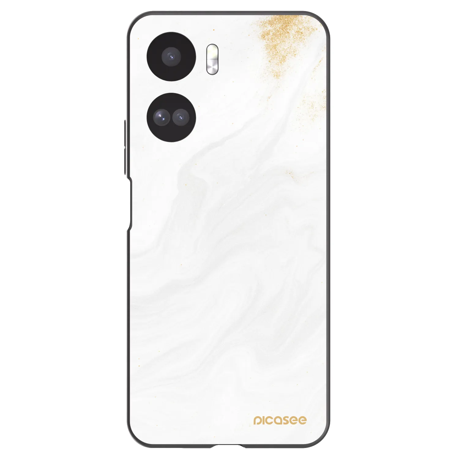 Picasee silikonový černý obal pro Honor 90 Lite 5G - Bílá