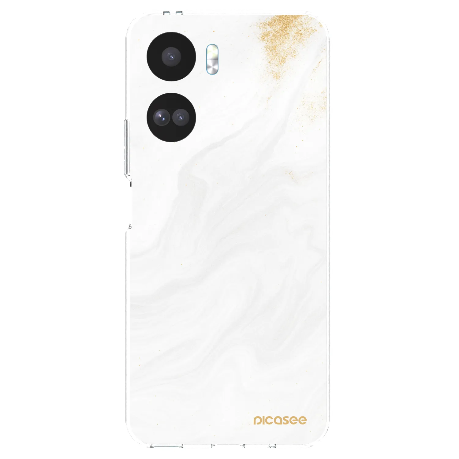 Picasee silikonový průhledný obal pro Honor 90 Lite 5G - Bílá
