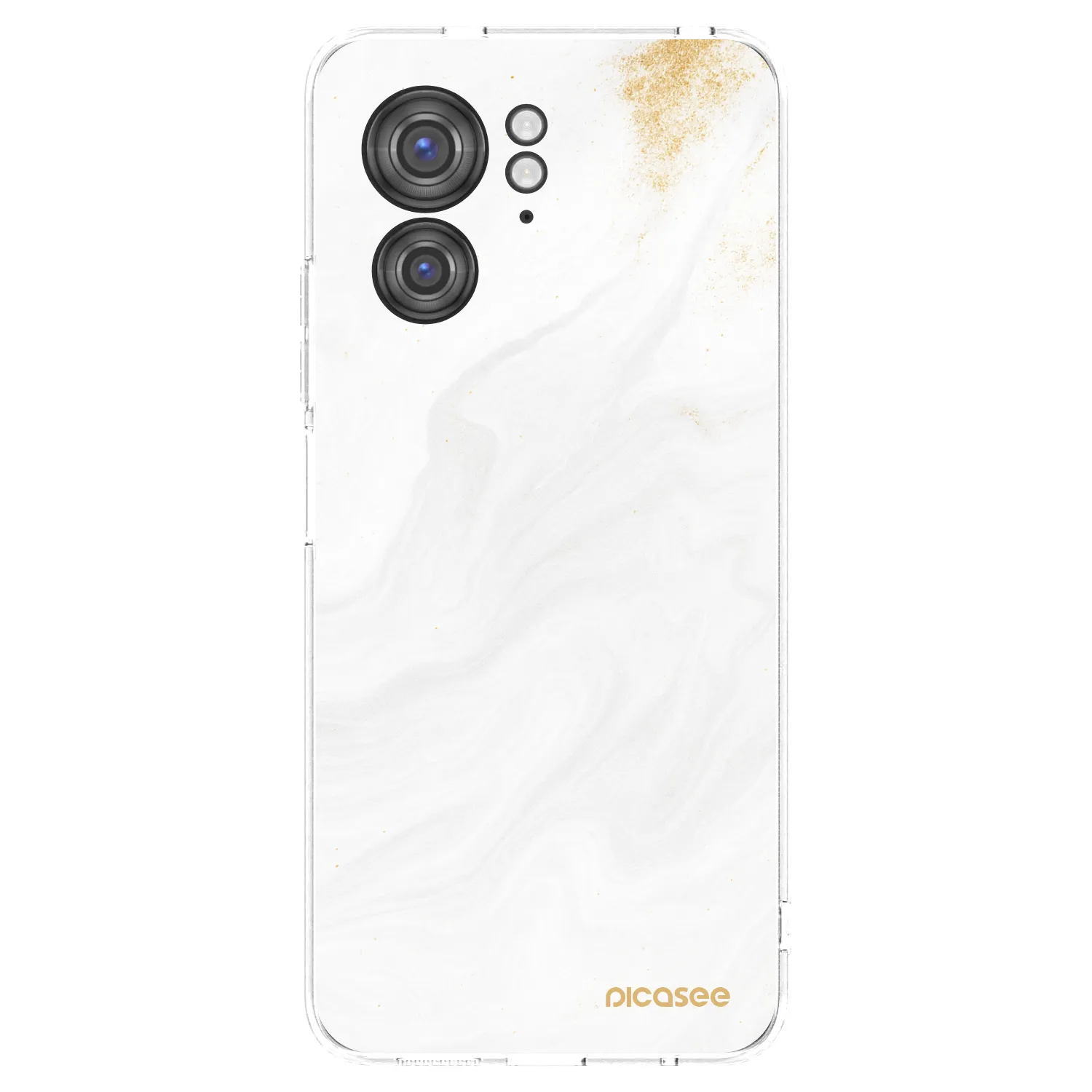 Picasee silikonový průhledný obal pro Motorola Edge 40 - Bílá