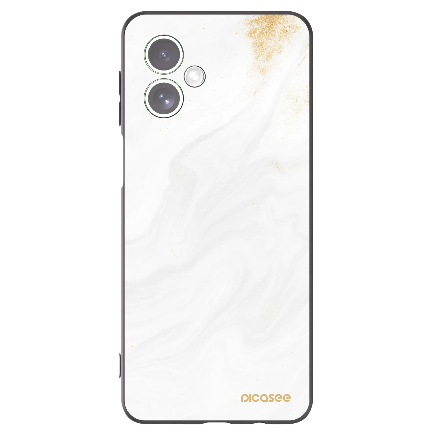 Picasee silikonový černý obal pro Motorola Moto G54 5G - Bílá