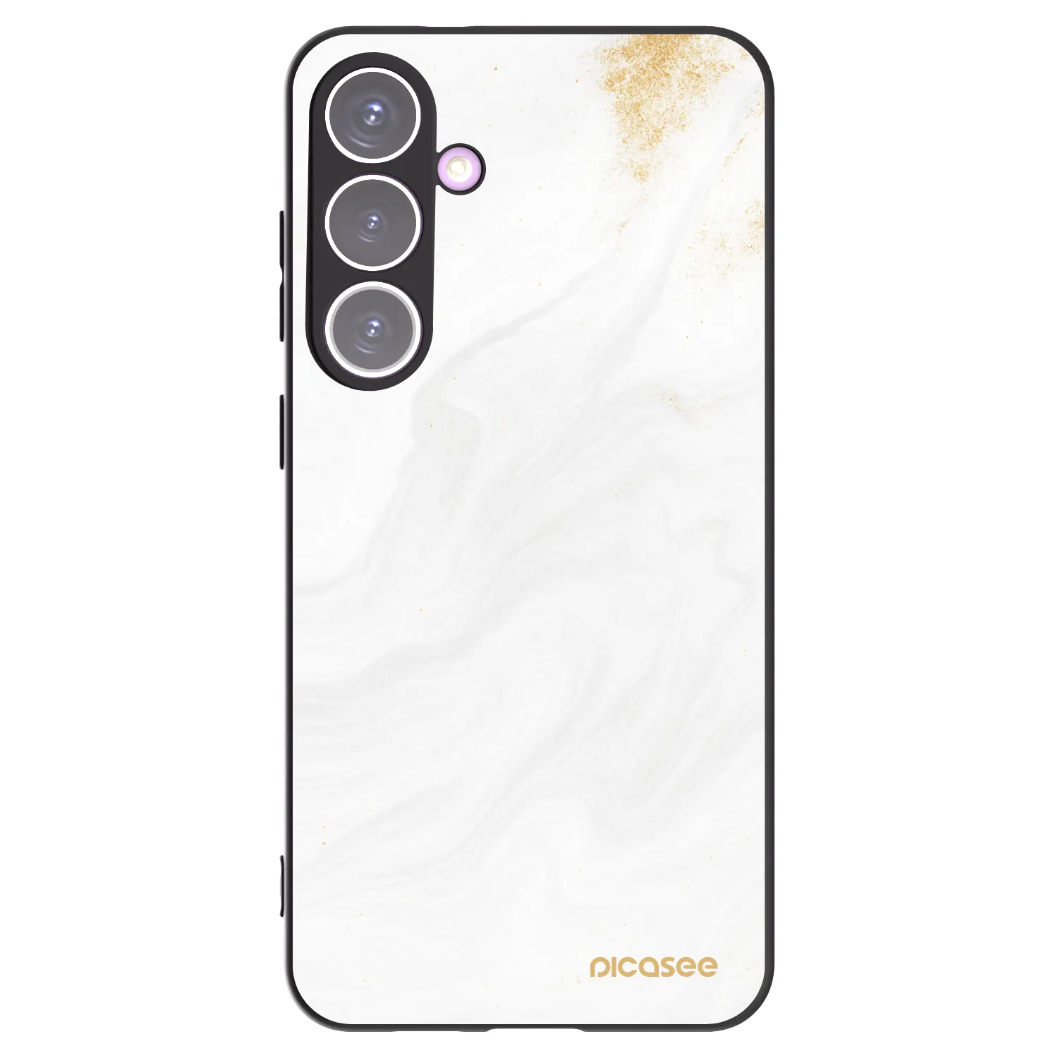 Picasee silikonový černý obal pro Samsung Galaxy S24+ S926B 5G - Bílá