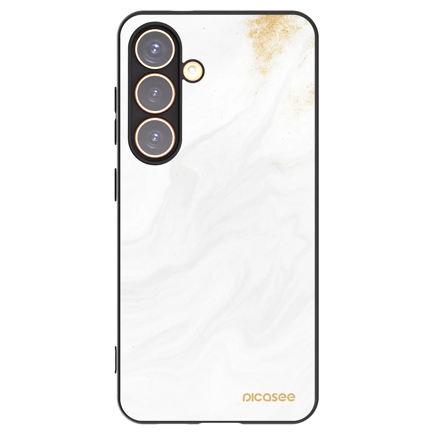 Picasee silikonový černý obal pro Samsung Galaxy S24 S921B 5G - Bílá
