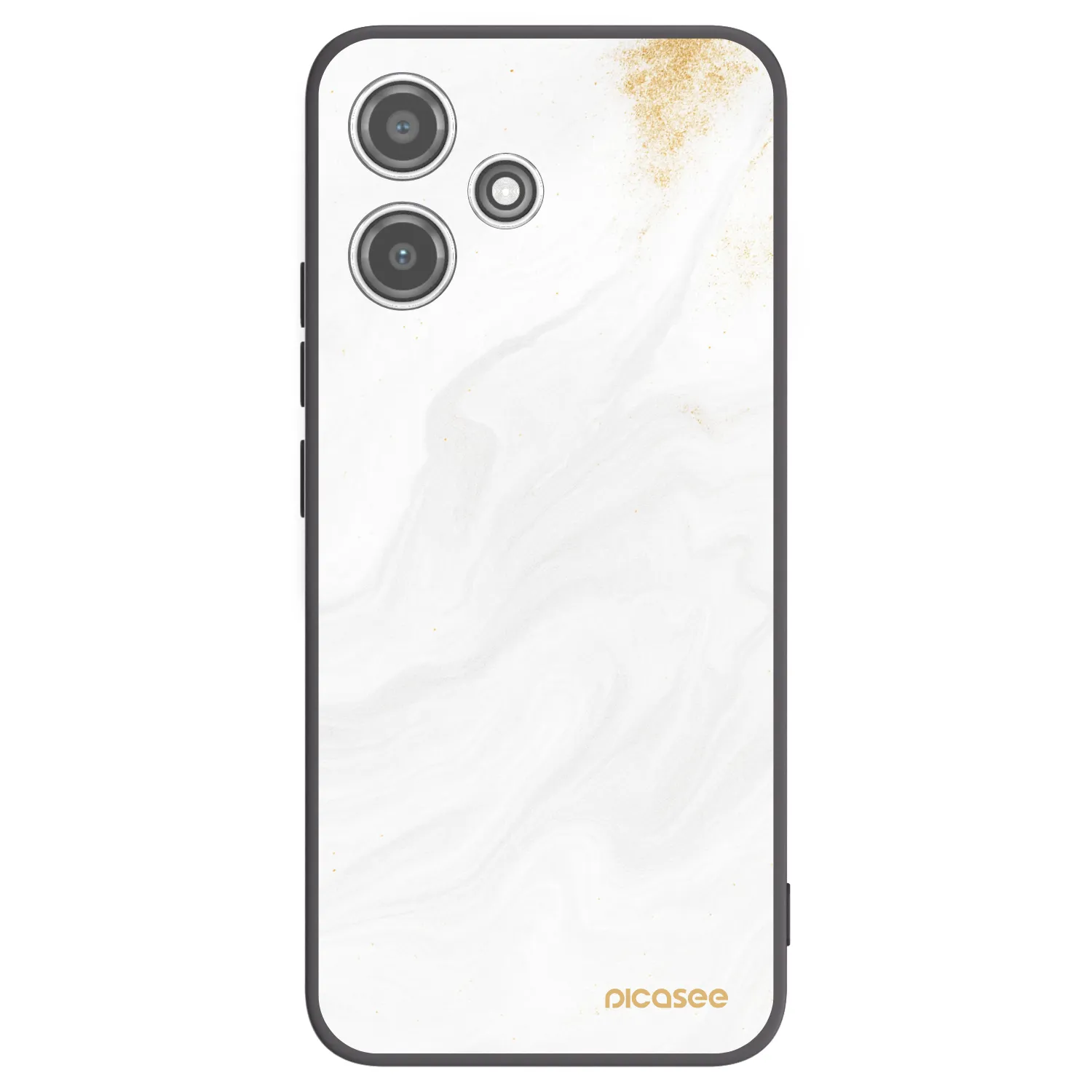 Picasee silikonový černý obal pro Xiaomi Redmi 12 5G - Bílá