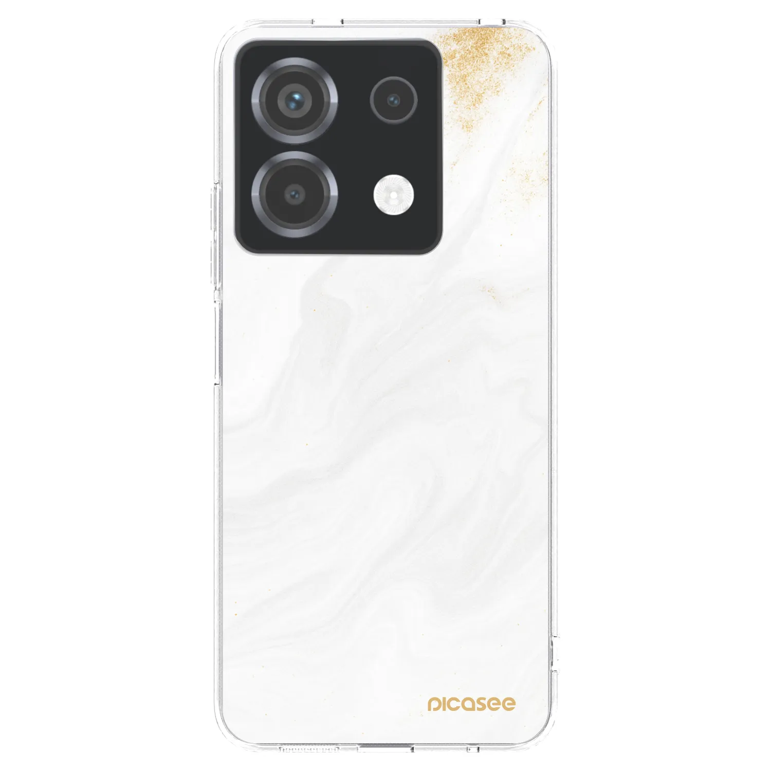 Picasee silikonový průhledný obal pro Xiaomi Poco X6 - Bílá