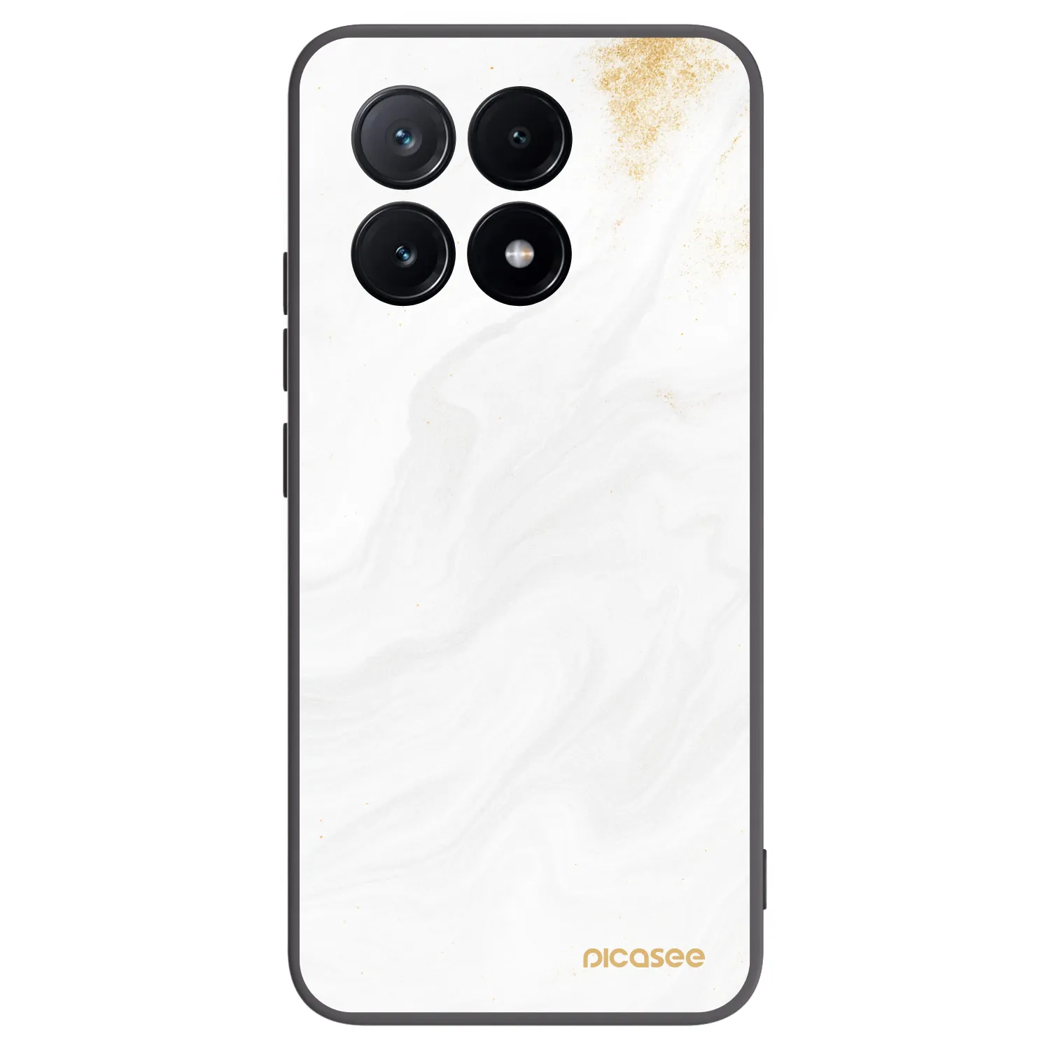 Picasee silikonový černý obal pro Xiaomi Poco X6 Pro - Bílá