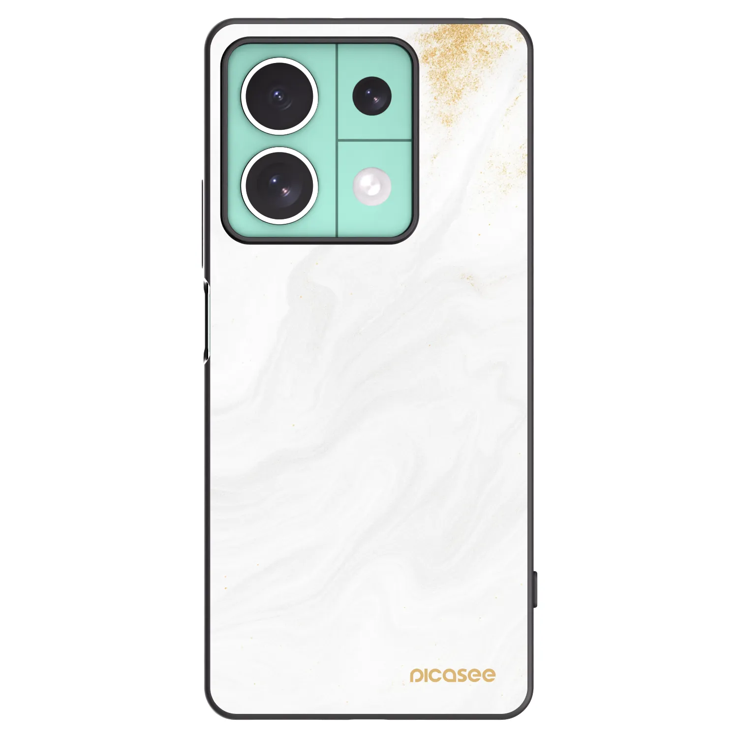 Picasee silikonový černý obal pro Xiaomi Redmi Note 13 5G - Bílá