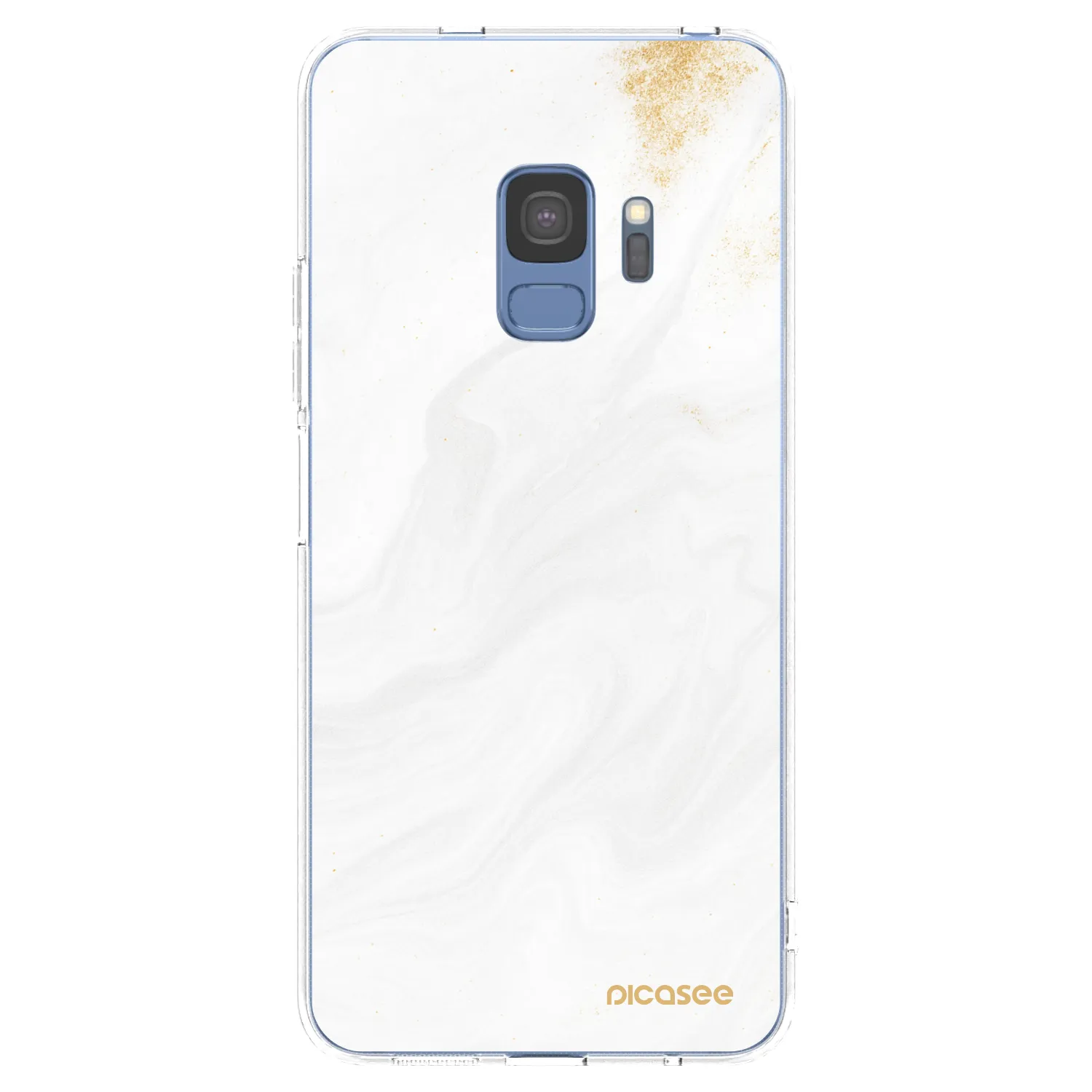 Picasee silikonový průhledný obal pro Samsung Galaxy S9 G960F - Bílá