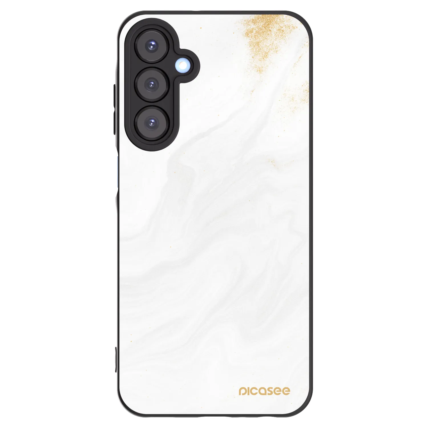 Picasee silikonový černý obal pro Samsung Galaxy A25 A256B 5G - Bílá