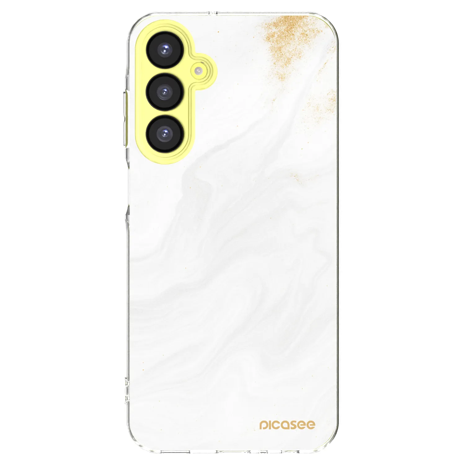 Picasee silikonový průhledný obal pro Samsung Galaxy A25 A256B 5G - Bílá