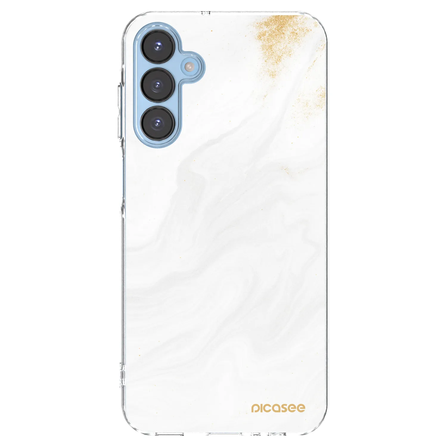 Picasee silikonový průhledný obal pro Samsung Galaxy A15 A156B 5G - Bílá