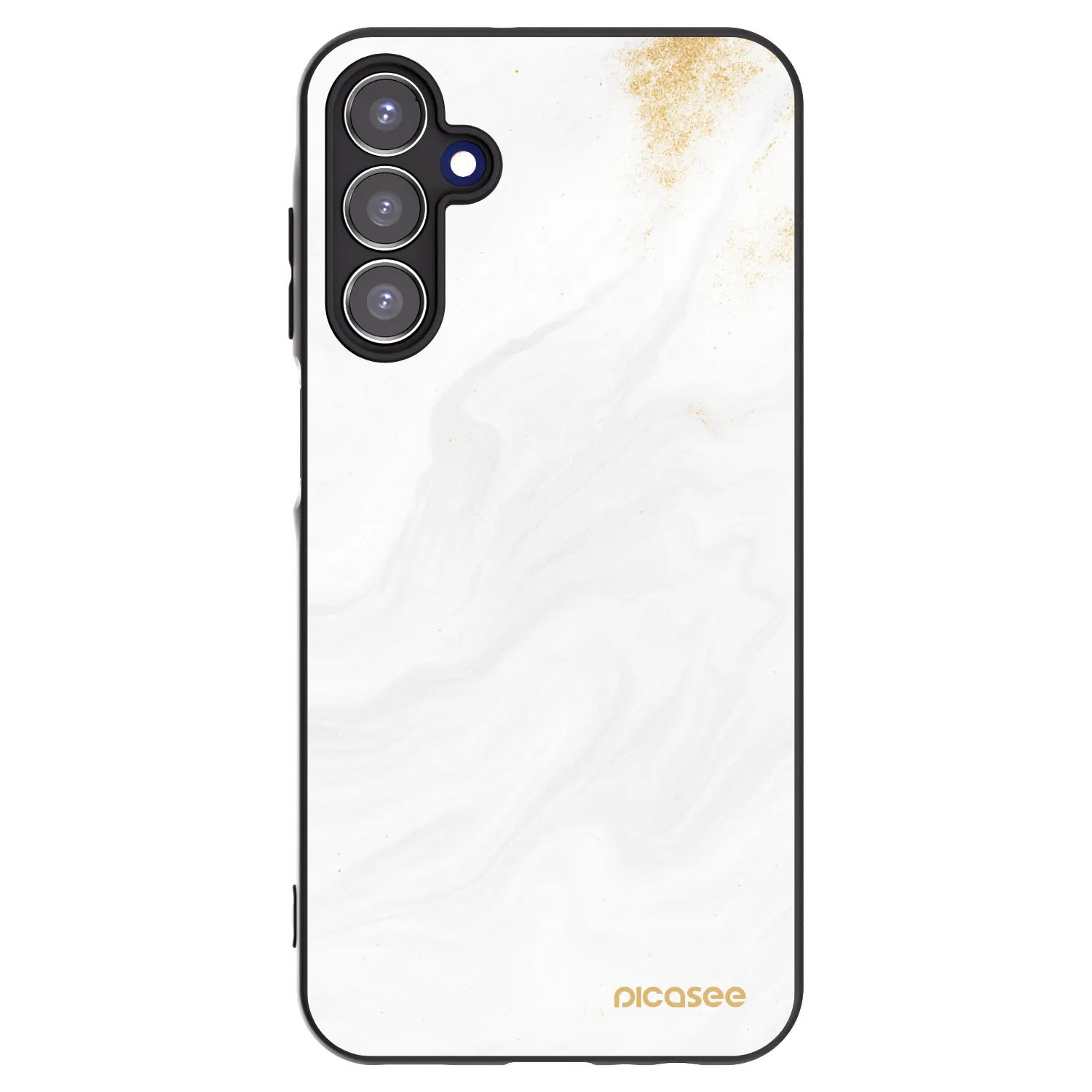 Picasee silikonový černý obal pro Samsung Galaxy A15 A155F 4G - Bílá