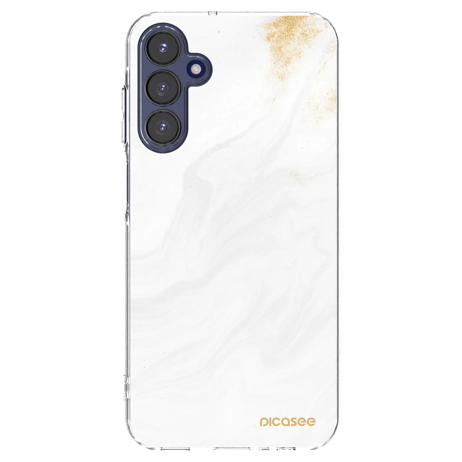 Picasee silikonový průhledný obal pro Samsung Galaxy A15 A155F 4G - Bílá