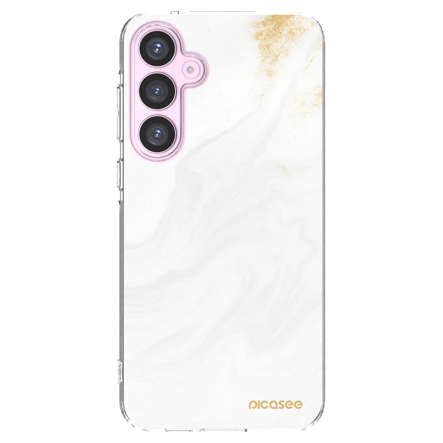 Picasee silikonový průhledný obal pro Samsung Galaxy A55 5G A556B - Bílá