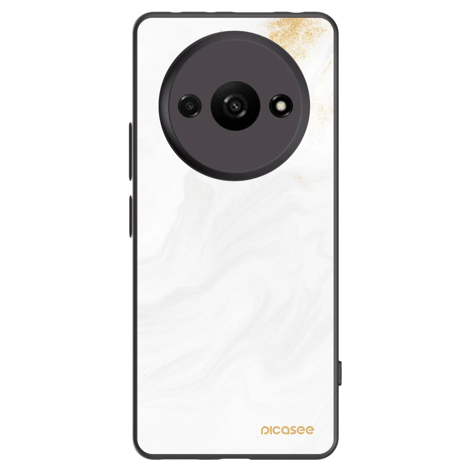 Picasee silikonový černý obal pro Xiaomi Redmi A3 - Bílá