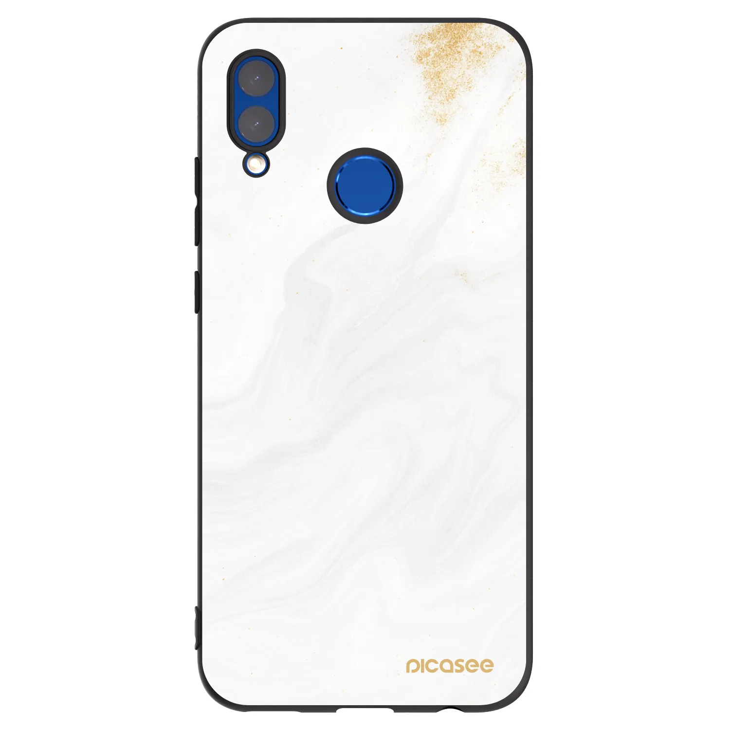 Picasee silikonový černý obal pro Honor 10 Lite - Bílá