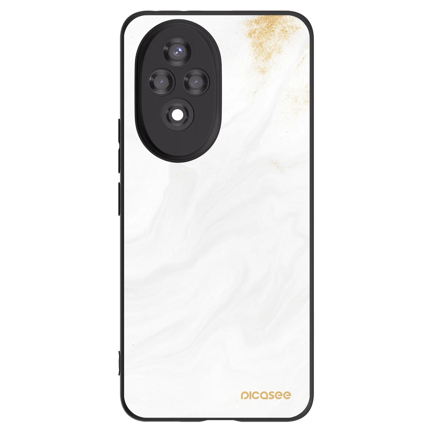 Picasee silikonový černý obal pro Honor 200 5G - Bílá