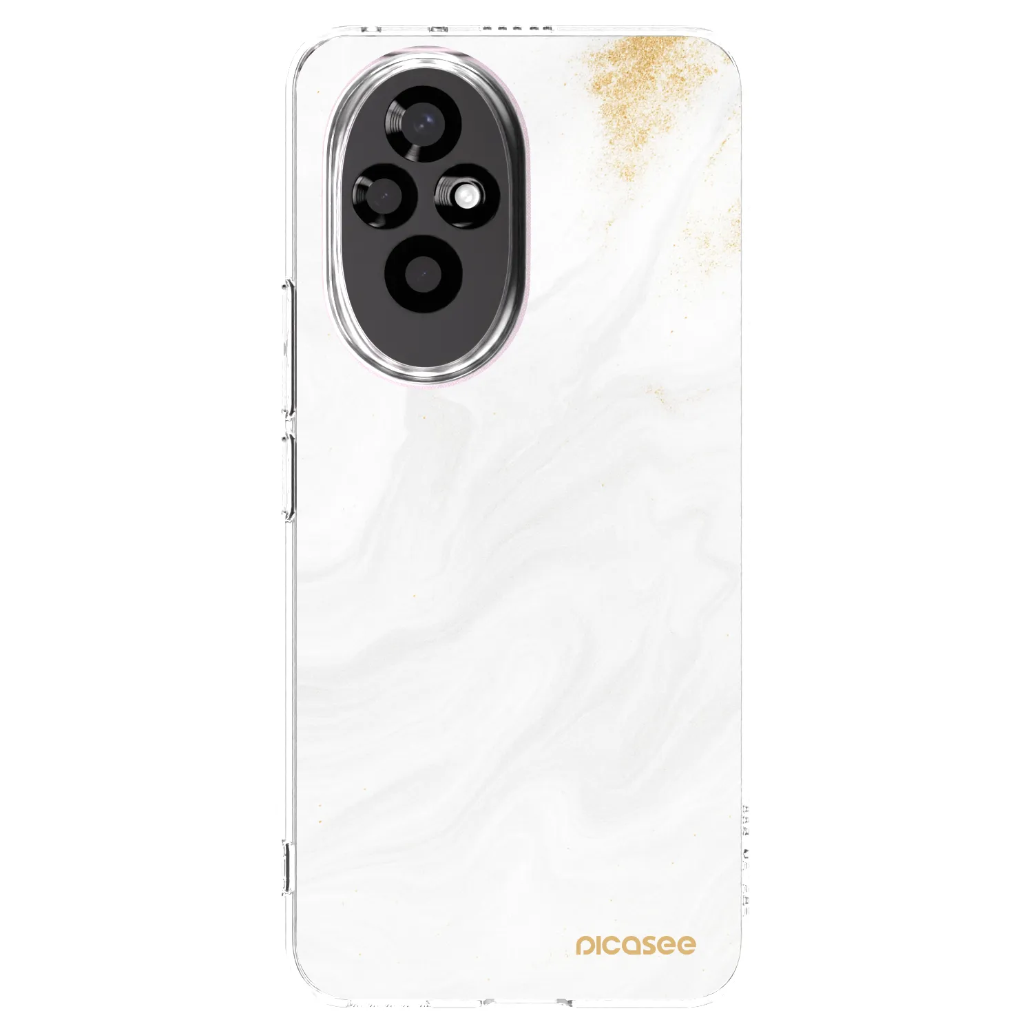 Picasee silikonový průhledný obal pro Honor 200 Pro 5G - Bílá